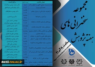 وبینارهای علمی، پژوهشی و کارآفرینی  گروه عمران و معماری هفته پژوهش1400