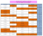 تاریخ امتحانات نیمسال  001 2