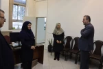 دیدار نوروزی رئیس دانشگاه فنی و حرفه ای استان تهران با کارکنان دانشکده فنی انقلاب اسلامی 6